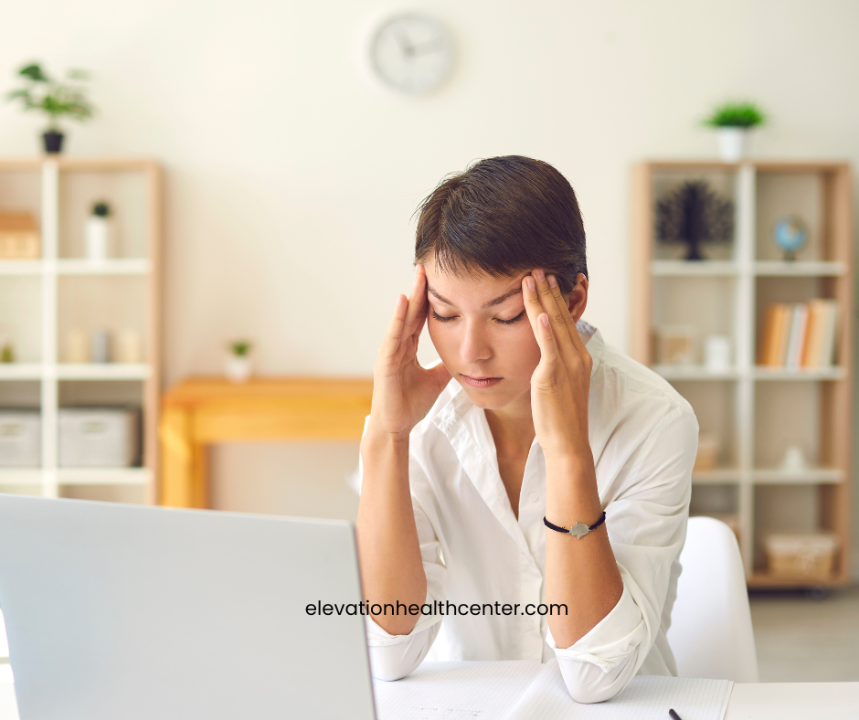 woman needing cfr to reduce migraine frequency