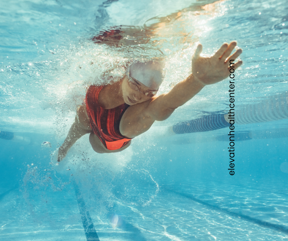 swimmer with good brain health