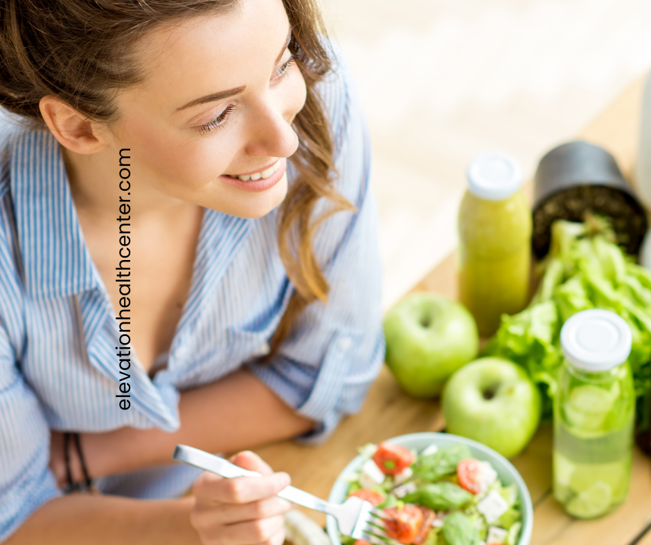 women eating healthy food for gluten neuropathy