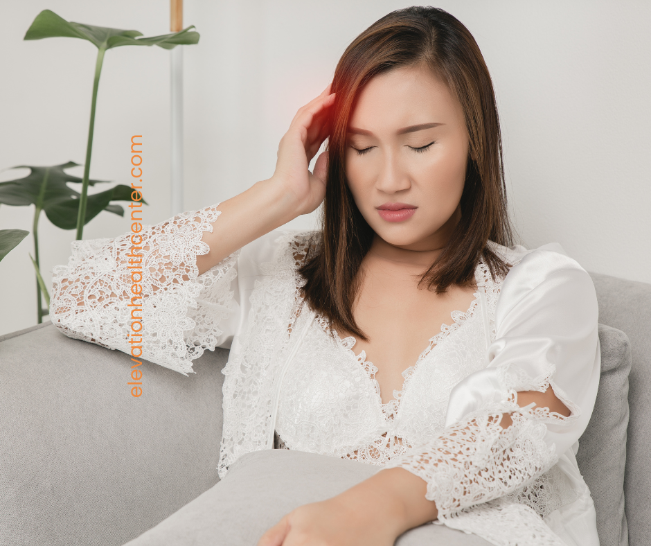 woman with common cause of dizziness